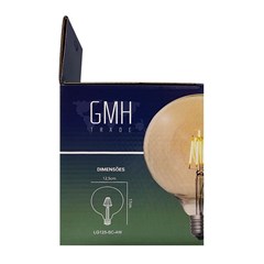 Lâmpada Filamento Led Squirrel Cage G125 4w Bivolt - Gmh Trade