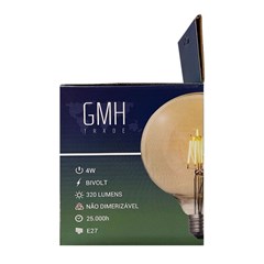 Lâmpada Filamento Led Squirrel Cage G125 4w Bivolt - Gmh Trade
