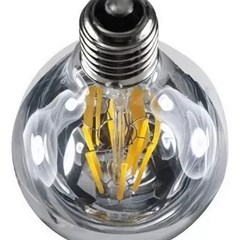 Lâmpada Filamento Led Defletora G95 6w Bivolt Pretaa - Gmh Trade