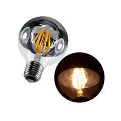 Lâmpada Filamento Led Defletora G95 6w Dourada - Gmh Trade