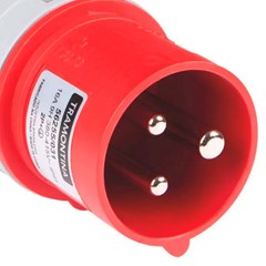 Plug Móvel 2p+T 16a 380/440v 9h Vermelho - Tramontina