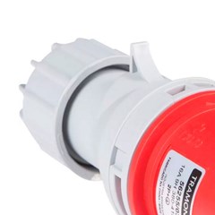 Plug Móvel 2p+T 16a 380/440v 9h Vermelho - Tramontina