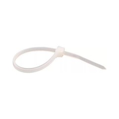 Abraçadeira Nylon 100x2,5mm Natural 100Pcs - Eletromar
