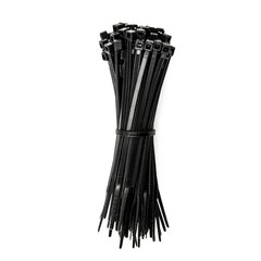Abraçadeira Nylon 100x2,5mm Preta 100Pcs - Eletromar