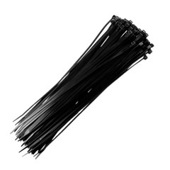 Abraçadeira Nylon 100x2,5mm Preta 100Pcs - Eletromar