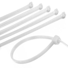 Abraçadeira Nylon 140x2,5mm Natural 100Pcs - Eletromar