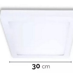 Painel Sobrepor Led Quadrado 24w 3000k Bivolt - Avant